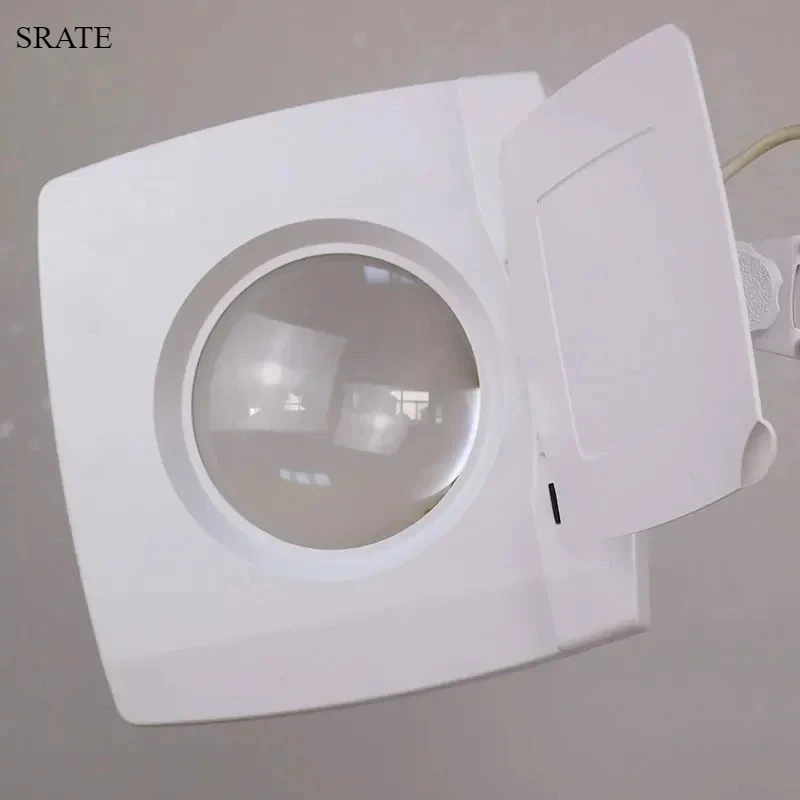 220V 40X Magnifier Desktop Folding Magnifying Glass LED with Lights for Jewelry Appraisal Testing and Repair Helping Hands Loupe