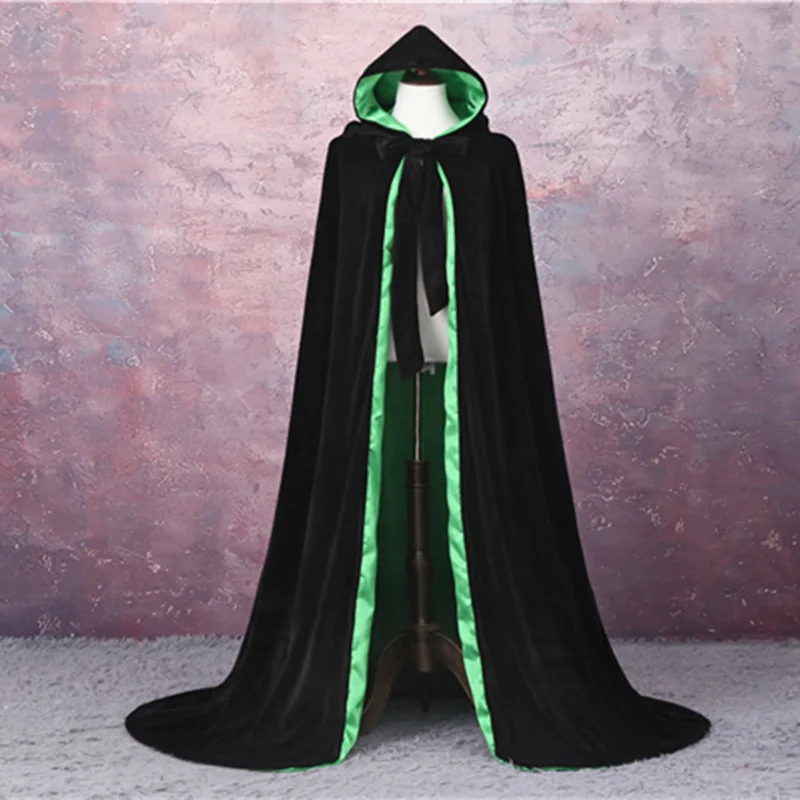 Frauen/Herren 2022 Samt Mantel Samt Mit Kapuze Cape Kostüm Weihnachten Fancy Kleid Cape Neue Halloween Kostüm Schal mantel