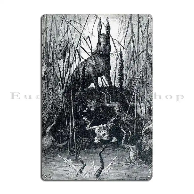 Gustave Dore Metal Plaque Customized Wall Decor Party Plates Funny Custom Tin Sign Poster