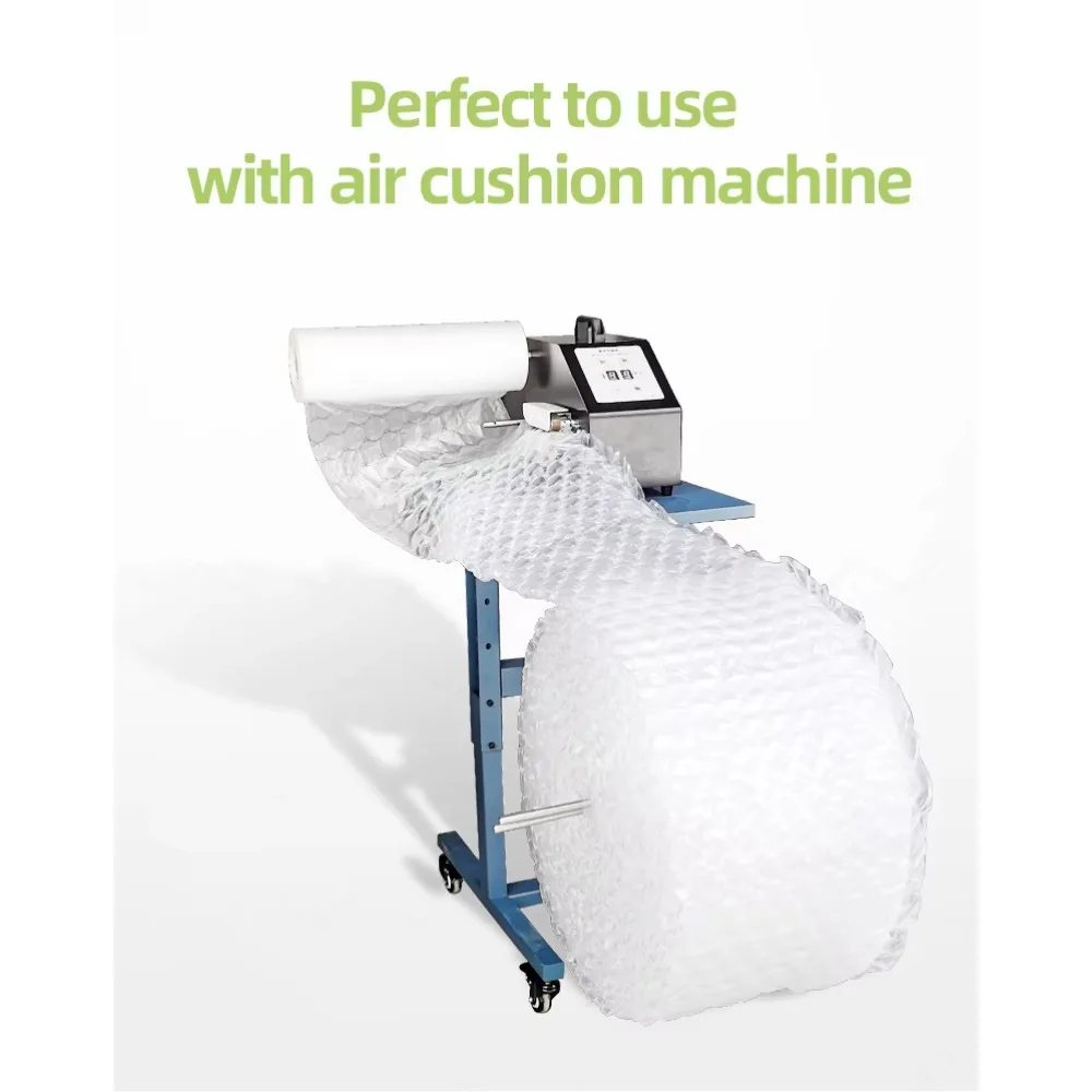 

Industrial Air Cushion Film Inflator | With Coiling Table Platform Buffer Bubble Roll Machine for Large E-commerce Logistics