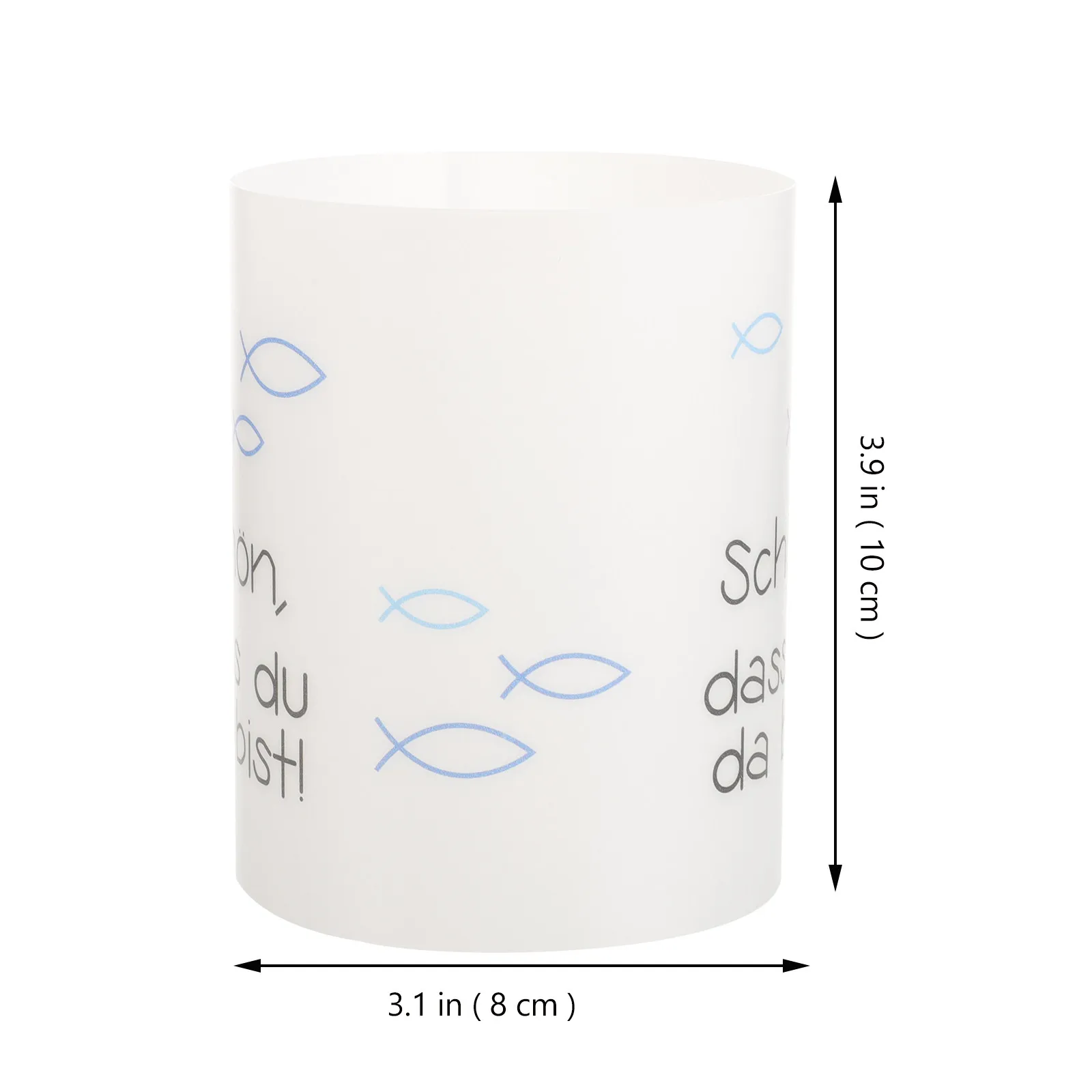 8Pcs Decorative Covers Plastic Windproof Shades for Dining Room Desktop Home Use Party Event Decoration