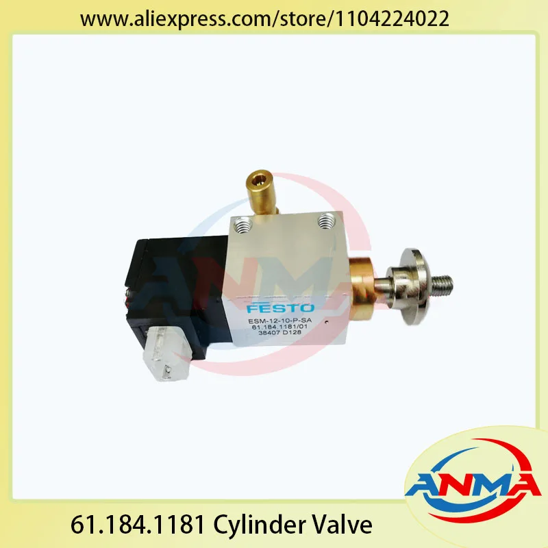 Cylinder Valve 24VDC 61.184.1181 SM74 SM102 CD102 XL75 XL105 Solenoid Valve 61.184.1181 For Offset Printing Press Parts