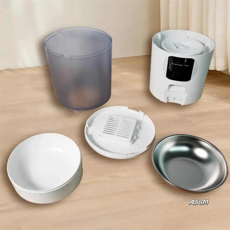 

6L Auto Pet Feeder With Wide 140° Viewing Angle, Simple Detach & Clean Design For Pets US Plug