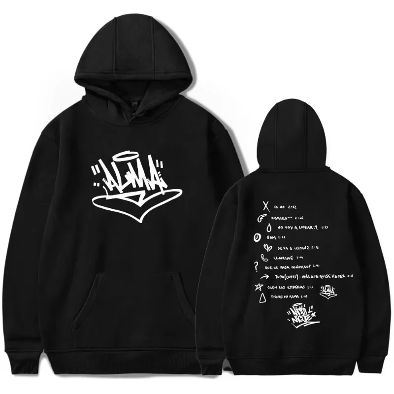 Nicki Nicole ALMA Tour Merch Hoodies Autumn Winter Men Fashio Hoodies Fashion Letter Graphic Sweatshirts Loose Pullover Clothing