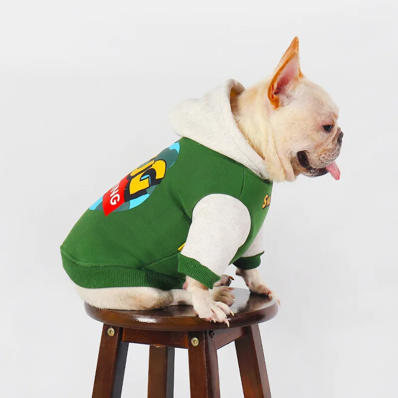 Pet Clothing Fall and Winter Puppy Padded Warm Sweatshirt Clothes