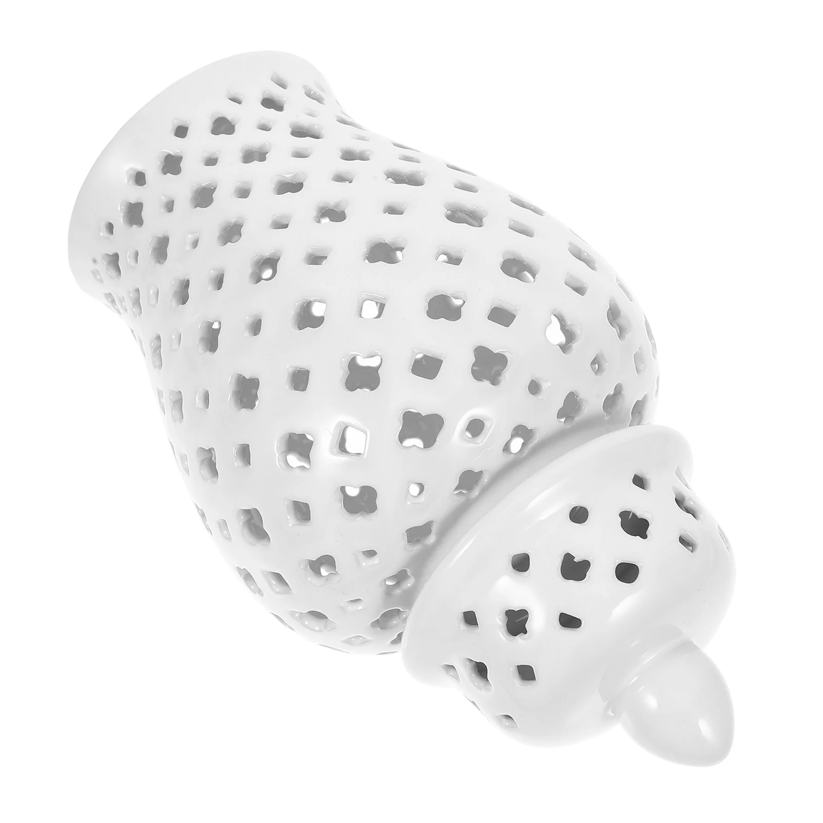 

Ceramic Hollow Out Jar Chinese General Style Vase for Home Garden Decor Wedding Party Decoration Floral Arrangement Planter