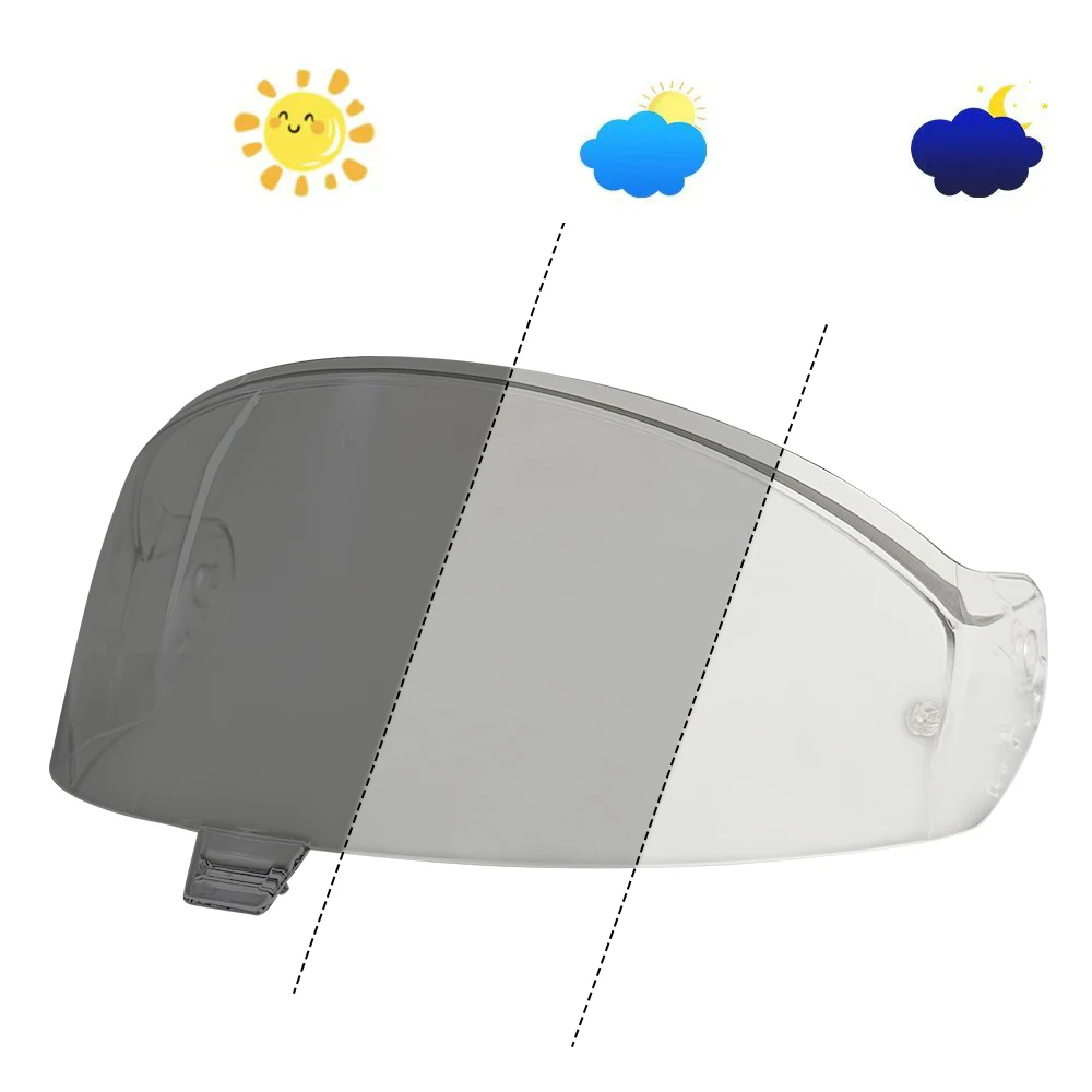 

Helmet hromic lens for Shark Skwal i3 D-Skwal 3 Ridill 2 VZ400 Helmet Photochromic Visor Uv Protection Casco Moto Sunshield