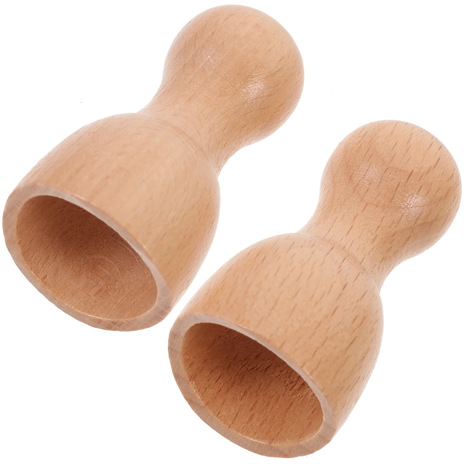 

2 Pcs Kit Wooden Massage Cup Gua Sha 2pcs (small Cup) Facial Massager Walker Body Massaging Tool