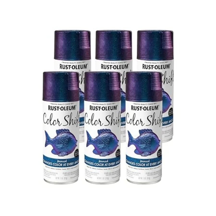 

398584-6PK Color Shift Spray Paint,,, 6 Pack