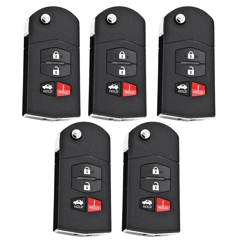 

5Pcs KEYDIY B14-4 Car Remote Key Car Remote Key For KD900 KD900+ URG200 KD-X2 Mini For Mazda