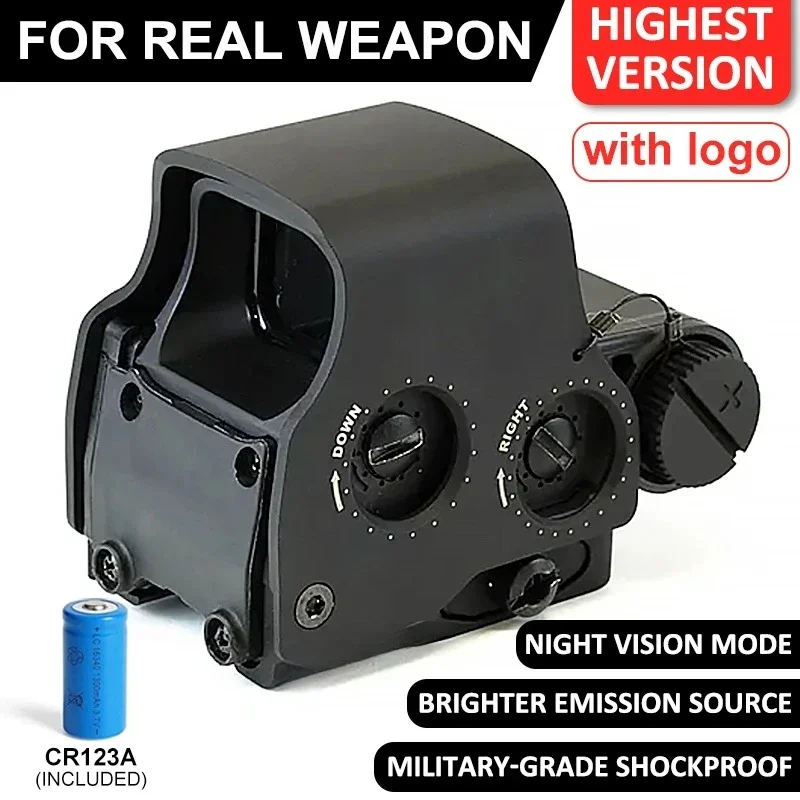 Highest Version EXPS3-0 558 Red Dot Sight Night Vision Compatible for Rifle Shotgun Weapon Picatinny Mount Shocckproof Full LOGO