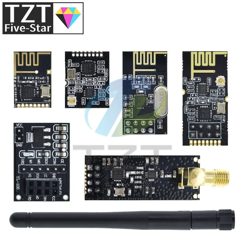 NRF24L01+ 2.4G wireless data transmission module 2.4GHz NRF24L01 upgrade version NRF24L01+PA+LNA 1000 Meters For Arduino