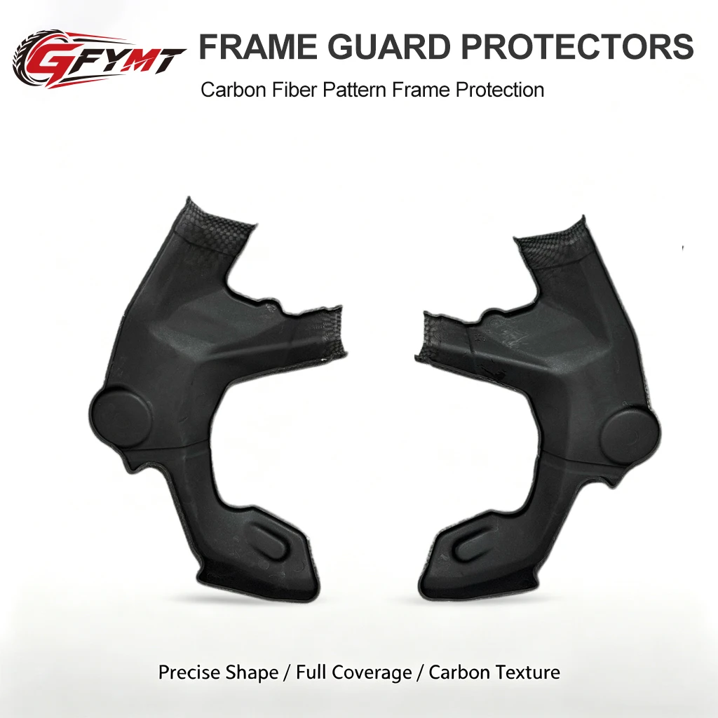 Motorcycle Frame Crash Guard Frame Protection Guard Anti‑Scratch Frame Protector parts For Surron Ultra Bee Carbon Fiber Look