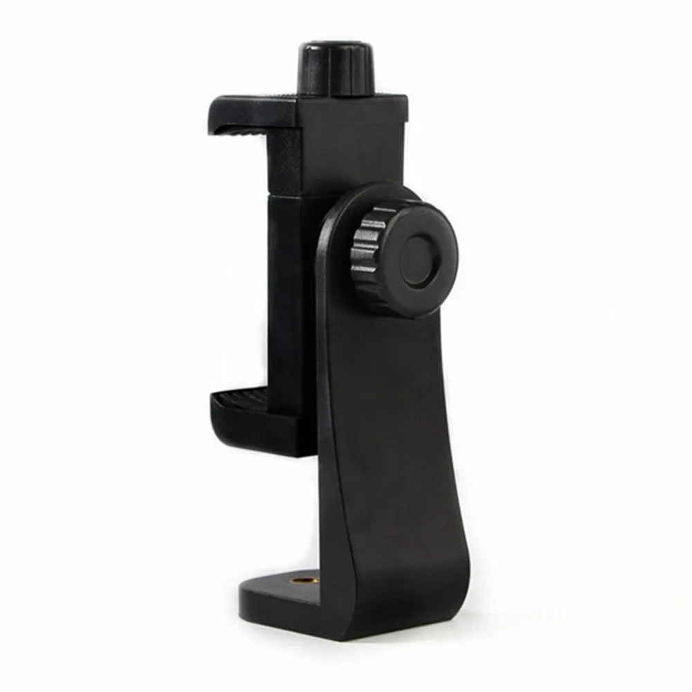 360 Degree Rotating Phone Clip With 1/4 Screw Hole Cellphone Holder Tripod Mount