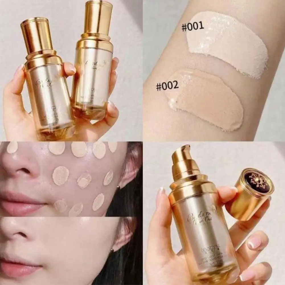 25ml Moisturize Cosmetics Liquid Foundation for Effective Concealing Waterproof Sweat Resistant Long Lasting Makeup