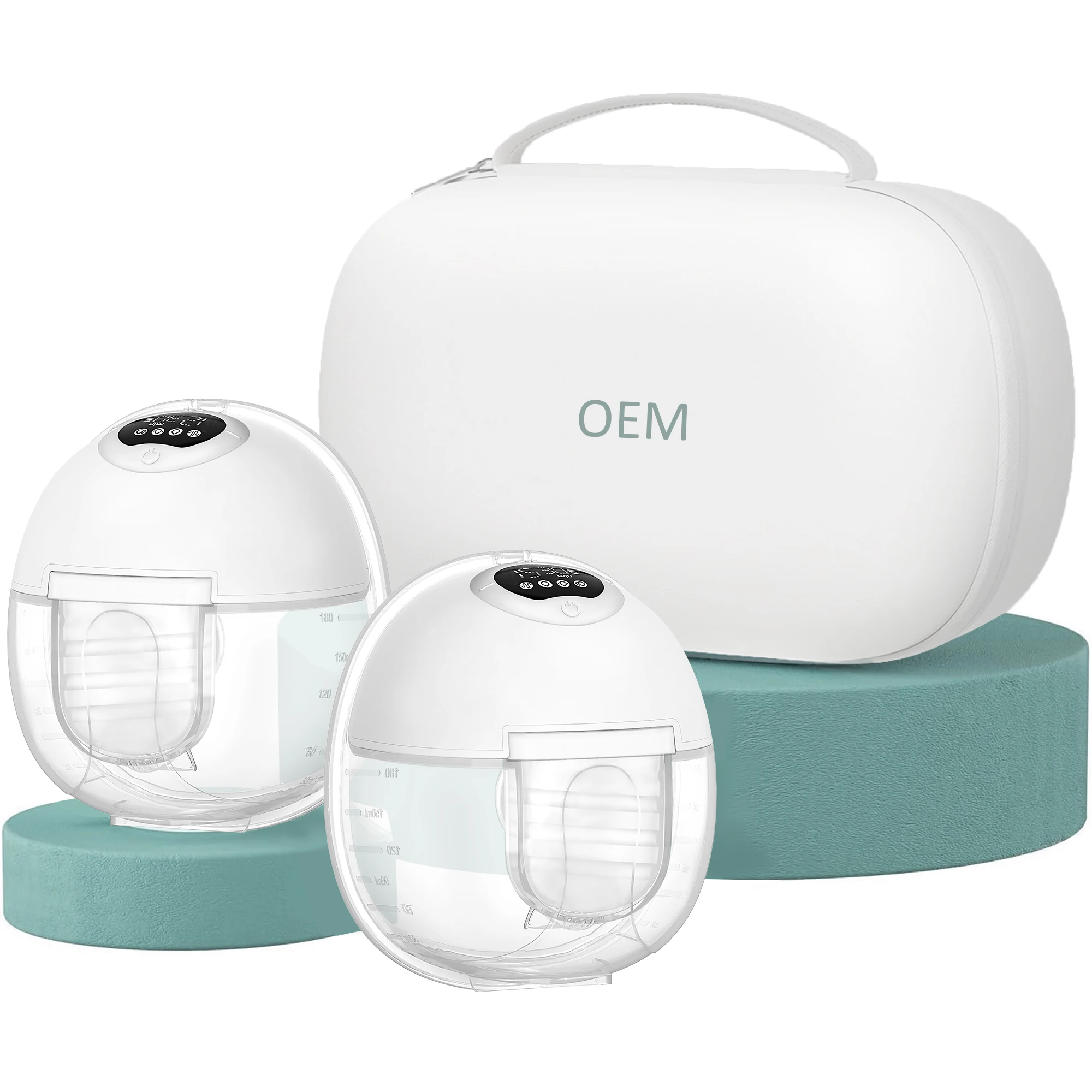 

Hot Sale S39 Hands-free Breast Pumps Portable Double Heat Press Bag Silent Wearable Electric Double Breast Pumps