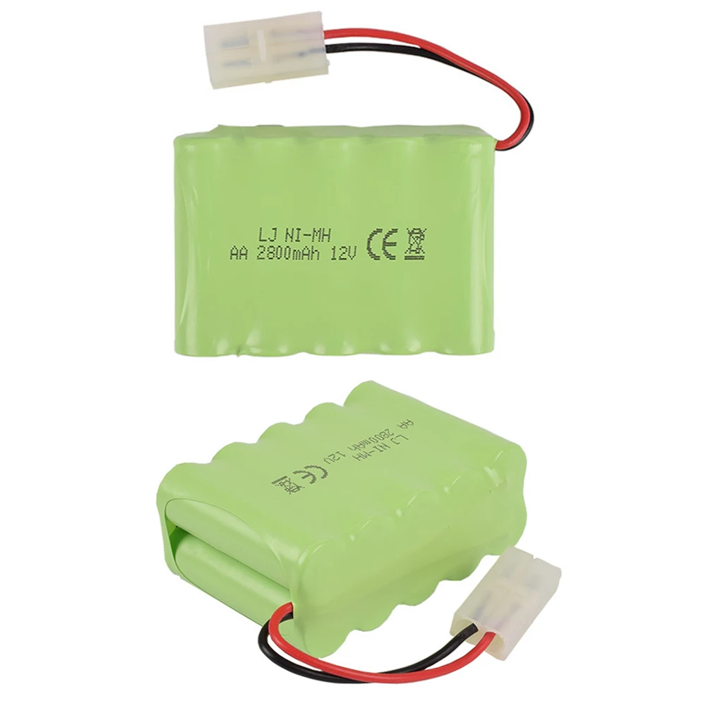 1-5PCS12V 2800mah akumulator NiMH do samochodzik zdalnie sterowany zbiorniki pociągi roboty pistolety do łodzi części Ni-MH AA 12 v akumulator X