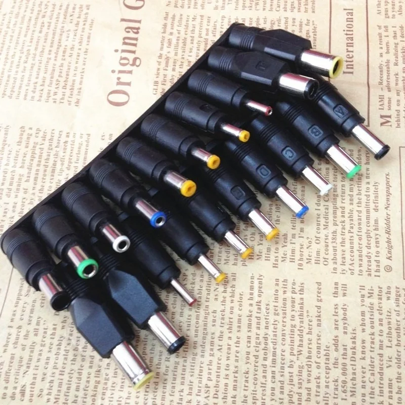 10 PCS Universal 5.5mmx2.1mm DC AC Power Adapter Tips Connector Kits for Lenovo Thinkpad Laptop Power Supply Plug Jack Sets