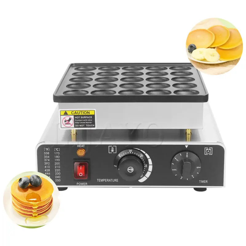 

Mini Pancake Machine Commercial Electric Pancake Maker 25 Holes