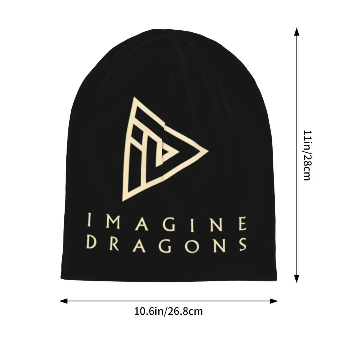 Rock Music Logo Tour Bonnet Hats Hip Hop Street Skullies Beanies Hats Imagine Dragons Band for Men Women Warm Dual-use Cap