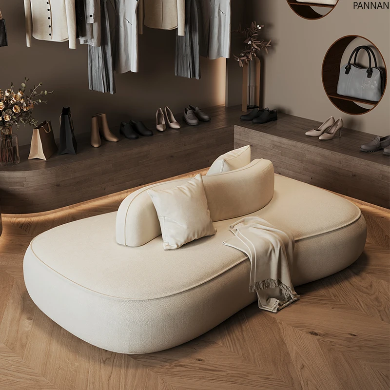 

Double-sided sofa curved special-shaped rest area reception office negotiation
