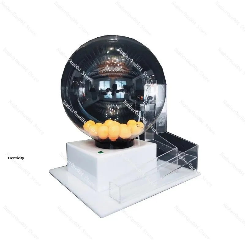 Suitable ForAutomatic Lottery Ball Machine 60 100 Ball Shaker for Prize Draw Raffle Tabletop