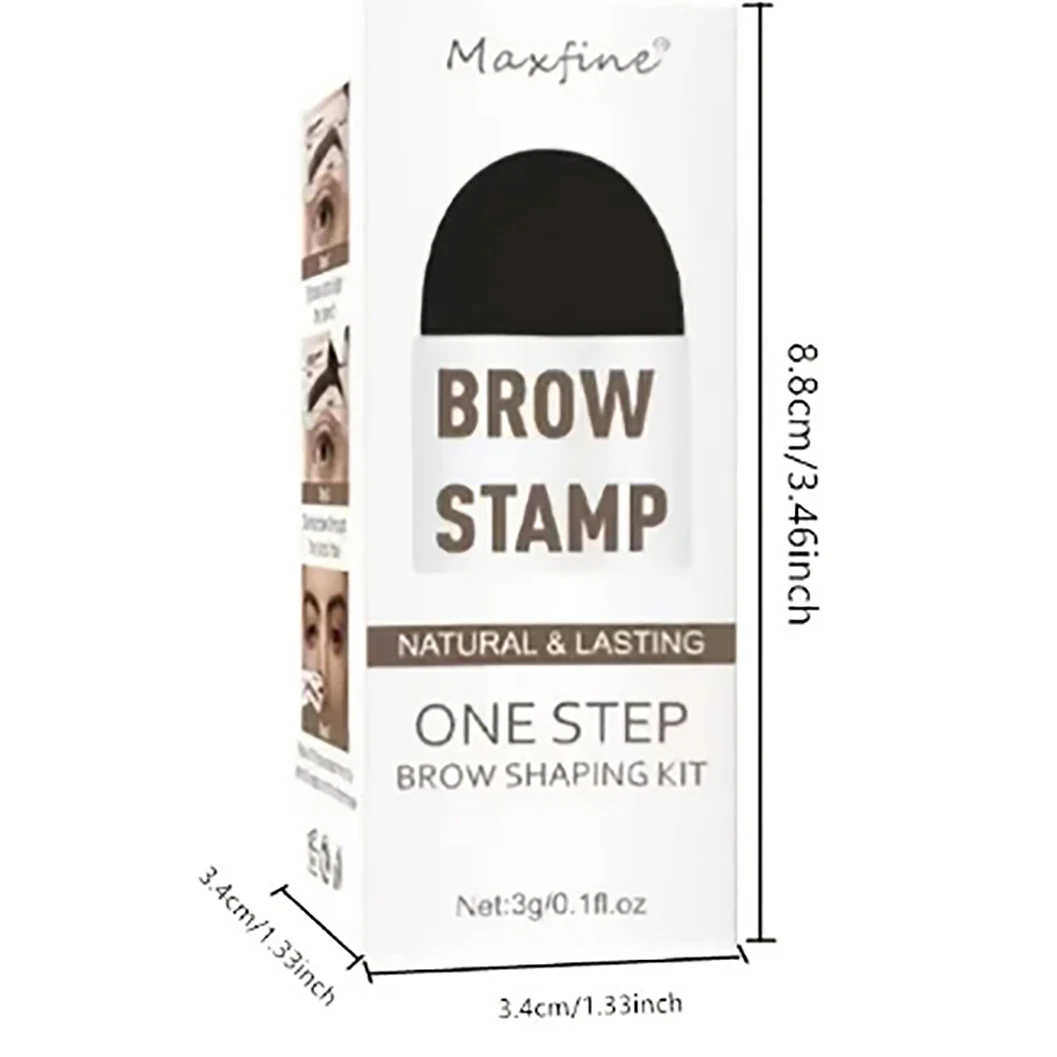 Make-up-Produkte Augenbrauen Stempel Shaping Kit Set wasserdichten Haaransatz verbessern Make-up für Frauen Maquill age Femme One-Step-Styling