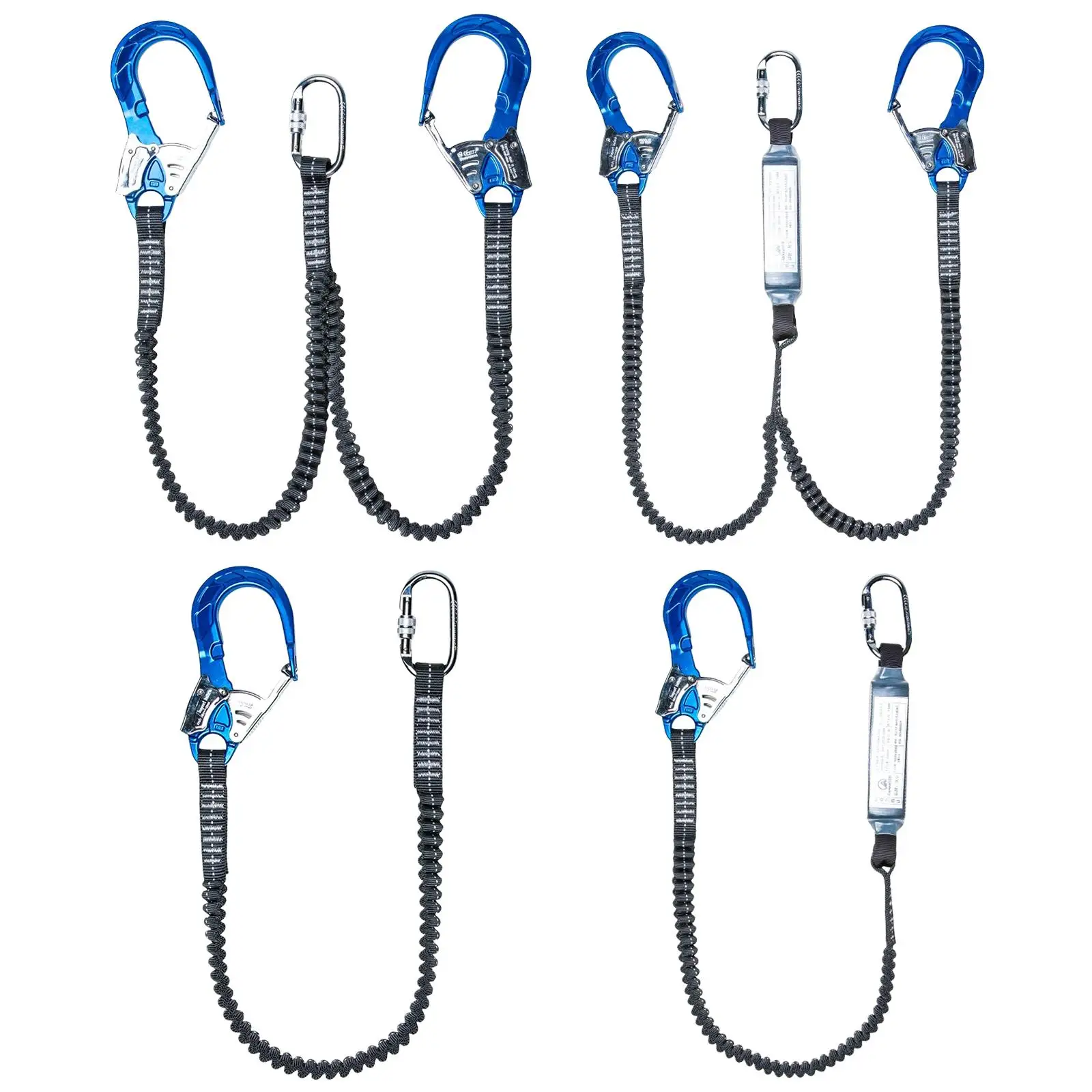 

Protective Harness Elastic Buffer Anti Fall Roofing Lanyard Survival