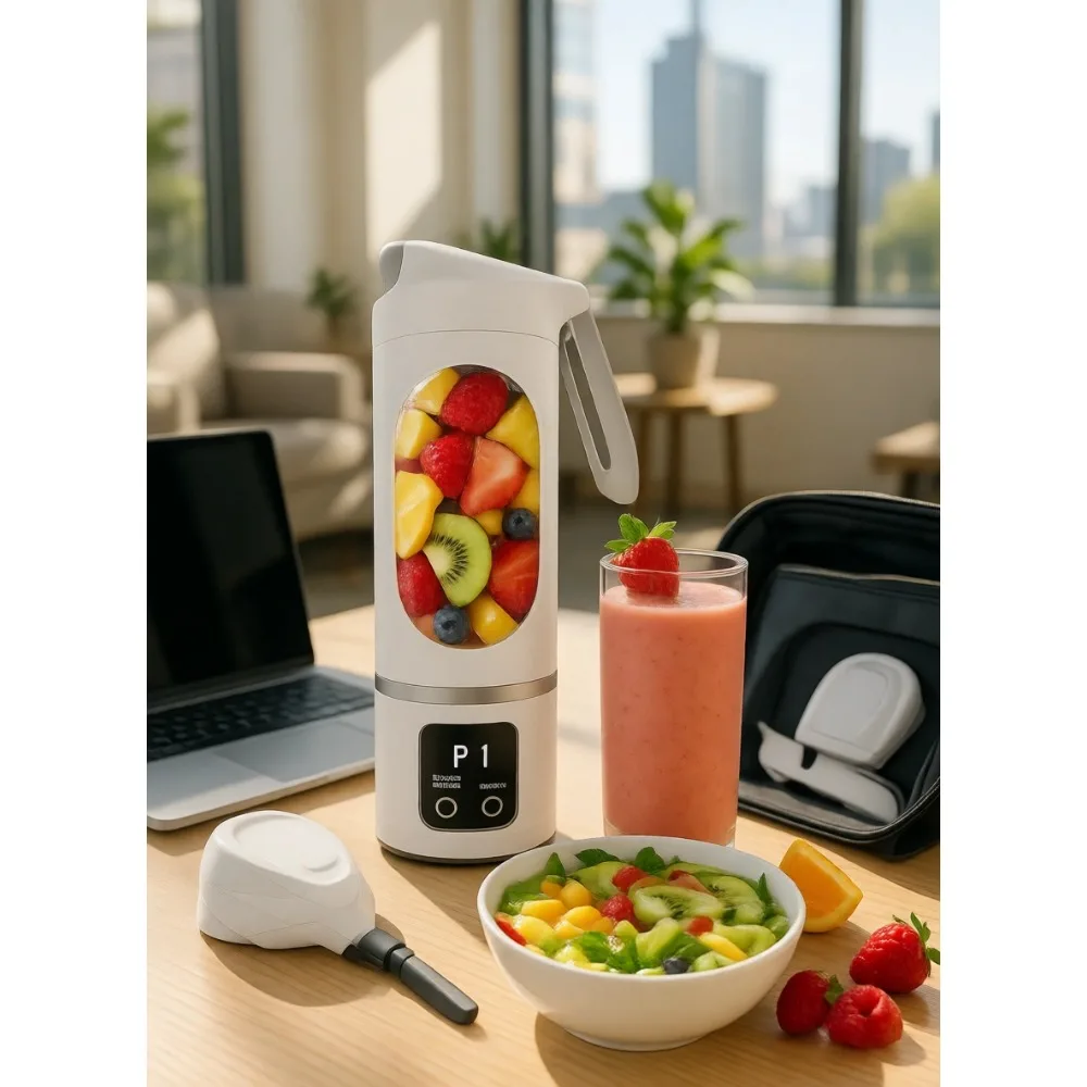 

Компактный перезаряжаемый USB-блендер объемом 500 мл для смузи и коктейлей