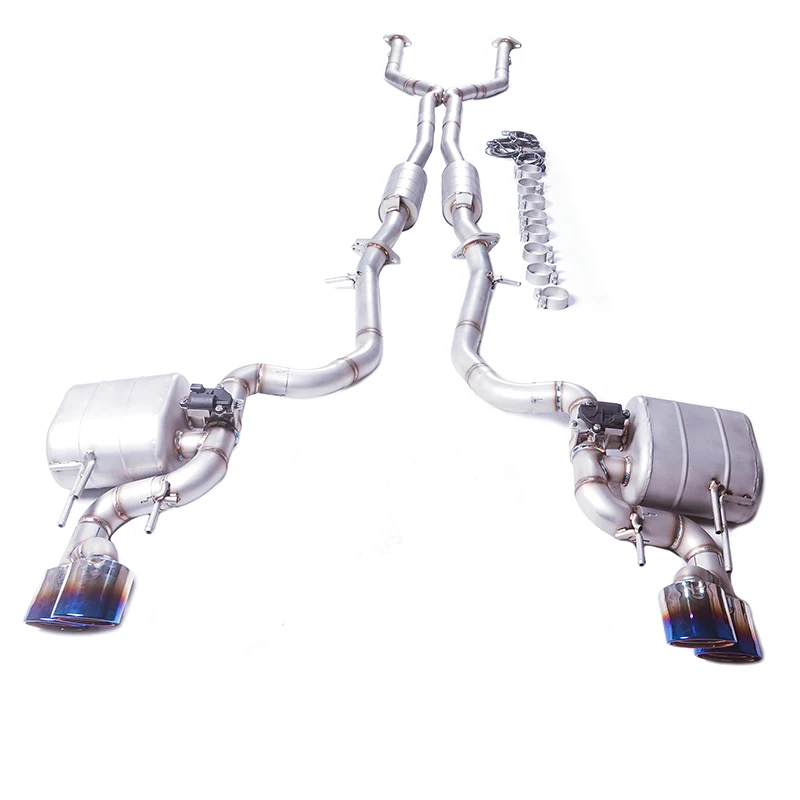 

[Custom product] Suitable for 21 Lexus IS350 3.5L Catback 304 stainless steel exhaust system muffler IS500 four appearance
