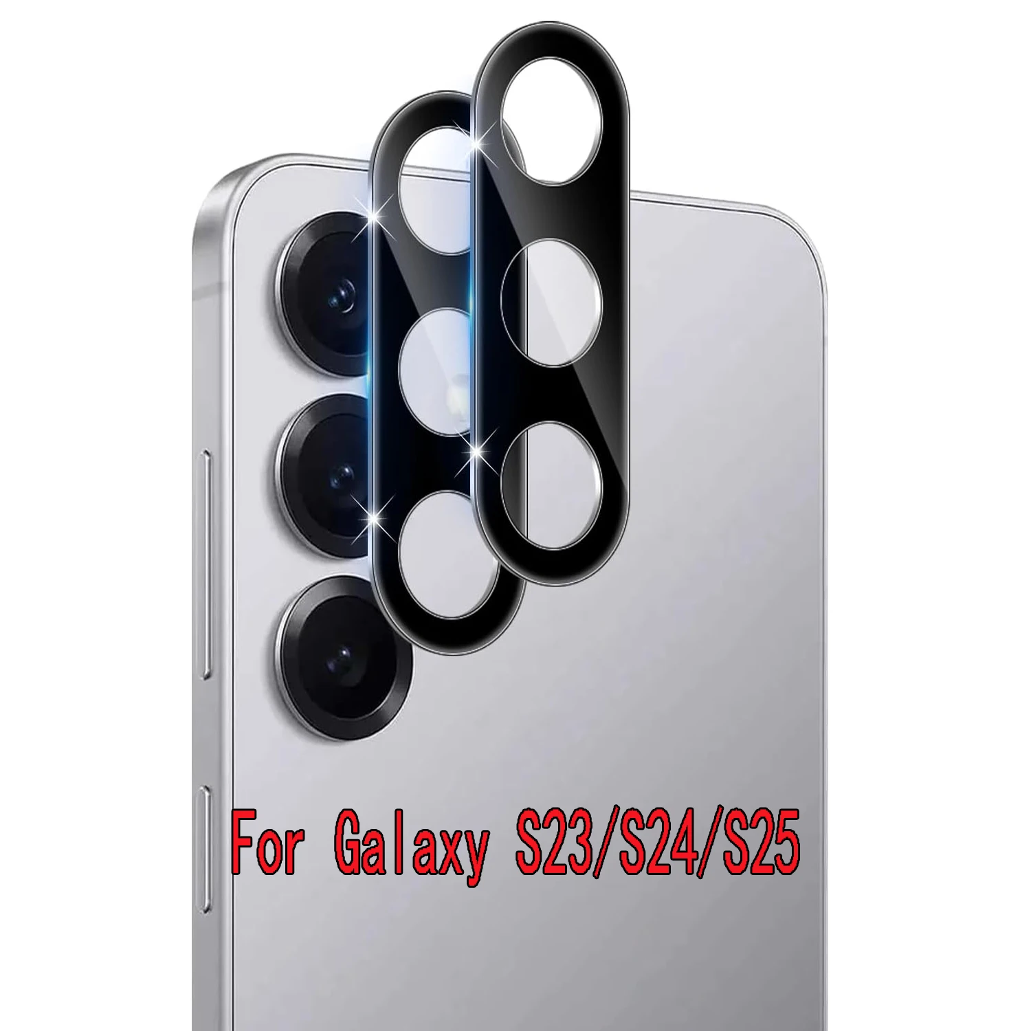 2/4 шт. 9H защитная пленка для камеры Samsung Galaxy S22/S22 +/S23/S23 +/S24/S24 +/S25/S25 + 5G HD защитная пленка для объектива