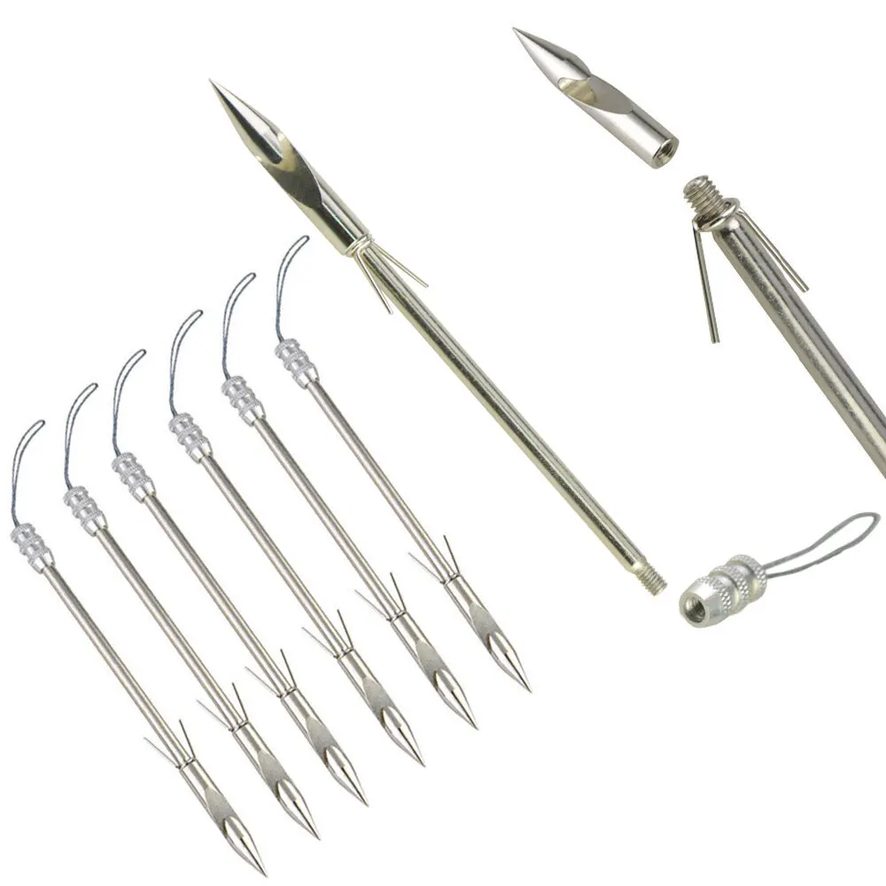 

6/12pcs Fishing Darts Shooting Slingshot ArrowheadShooting Hunting Bowfishing Archery Arrow Points Outdoor Sports Accessories