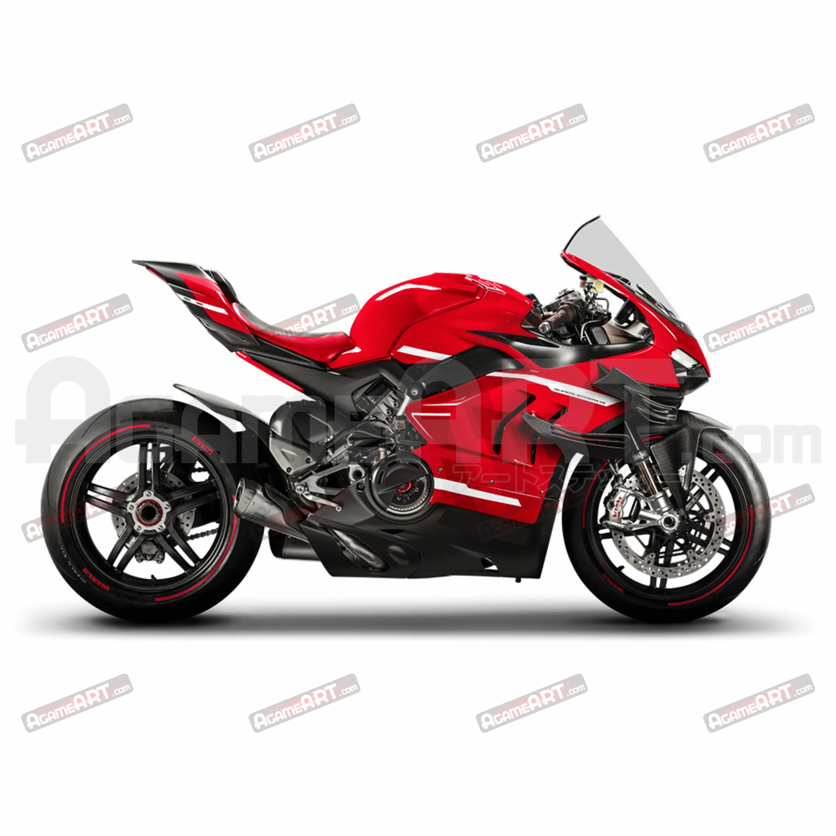 For Ducati V4 Superleggera Waterproof Decorative Printed Fairing Decal One Complete Kit Motorcycle Accessories Stickers