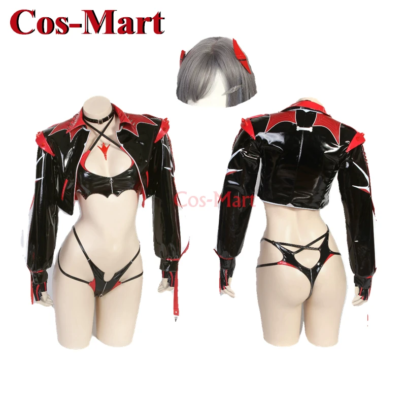 Cos-Mart Game Azur Lane Ulrich Von Hutten Cosplay Costume Racing Motorcycle Skin Racing Suits Activity Party Role Play Clothing