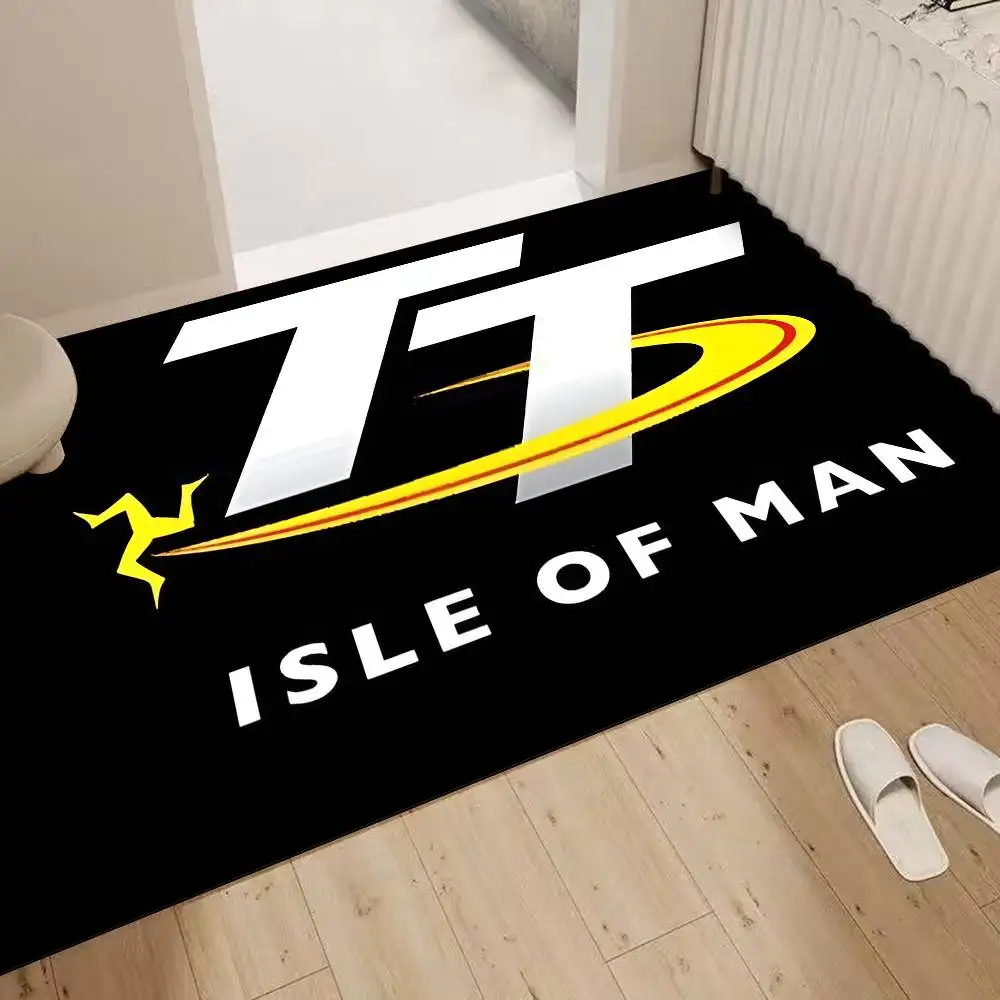 Motorcycle I-Isle Of Man TT Entrance Door Mat Nordic Style Home Doormat Bathroom-Toilet Mats Bedroom Hotel Decor Mat