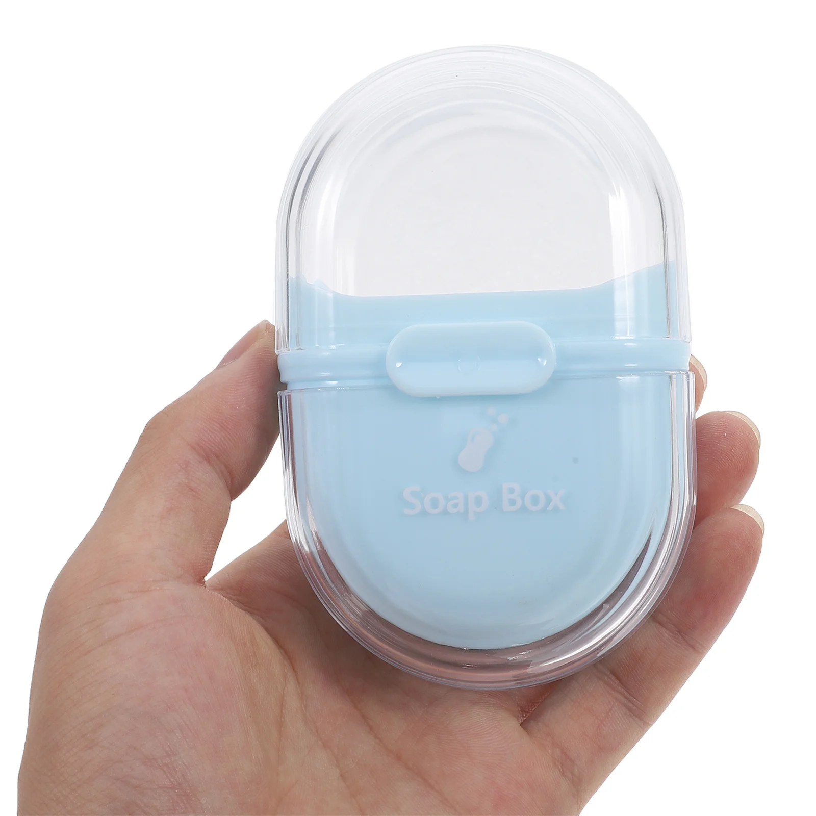 

Portable Box Container With Lid For Bathroom Toilet Holder Travel Use Holders Soap Box Soap Travel Case Dishes