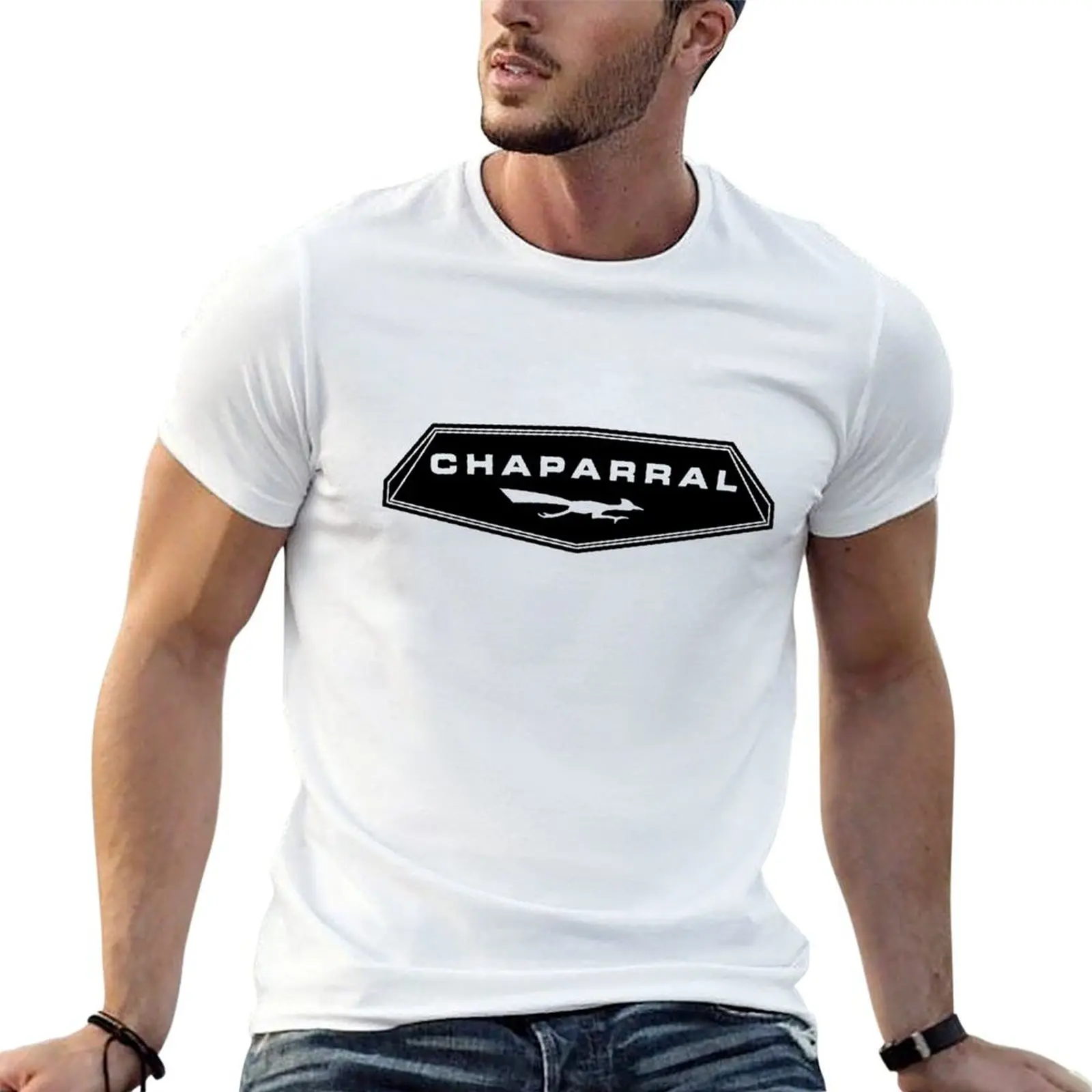 Chaparral Can Am logo 1966 - black T-Shirt anime t shirts custom t shirt plus size men clothing