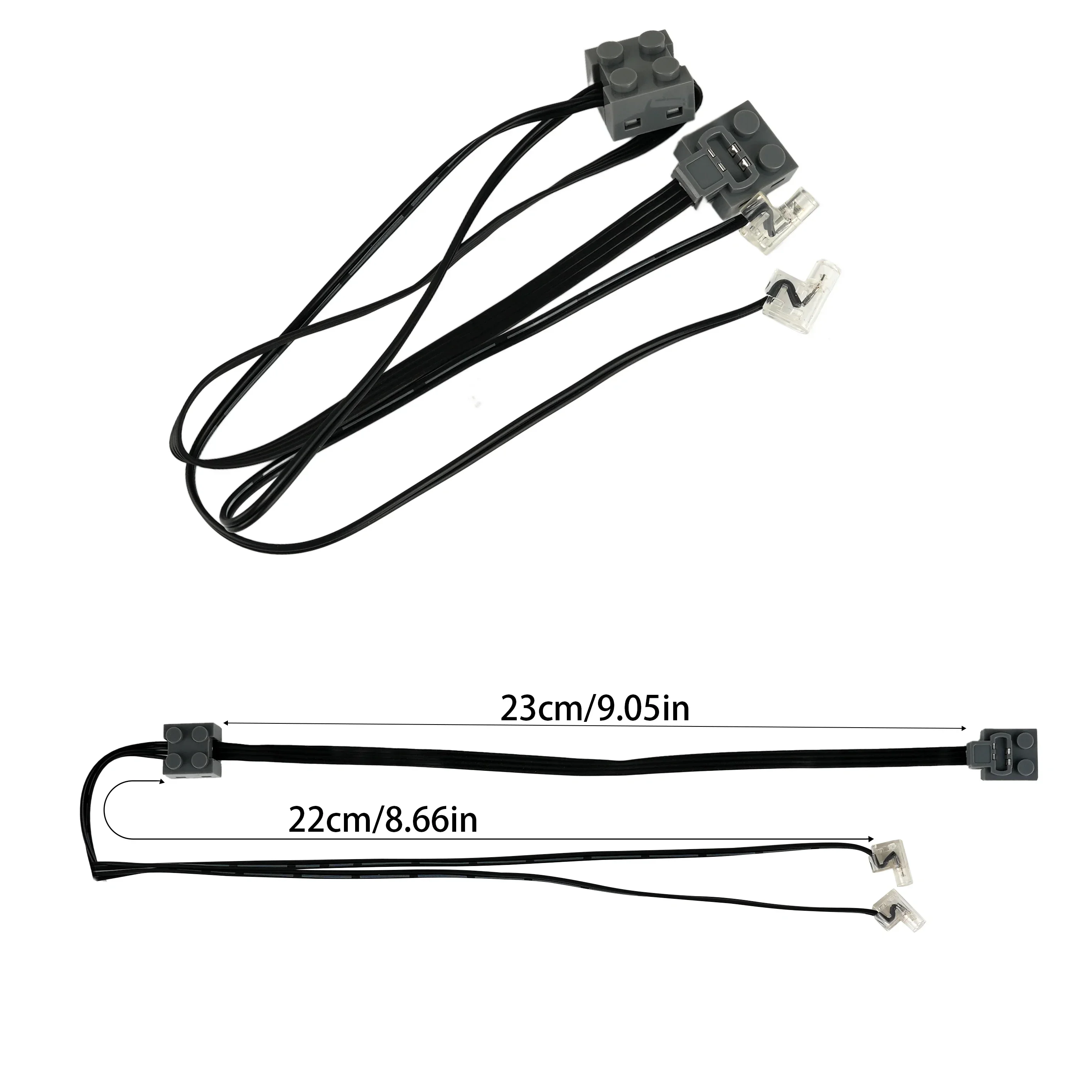 1 قطعة/2 قطعة مصباح ليد قطاع الطاقة MOC اللبنات أجزاء كابل خط الضوء 92906 الطوب الفني اكسسوارات لتقوم بها بنفسك تجميع اللعب #3