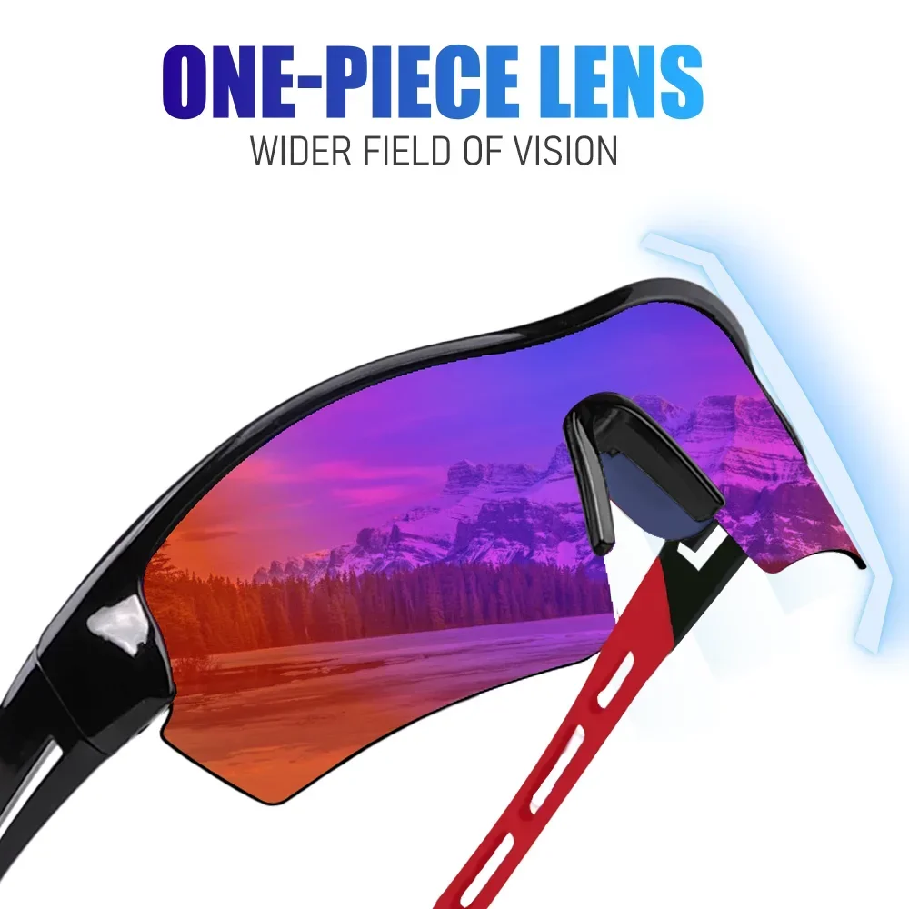 Outdoor-Sport-Fahrradbrille, UV-Fahrrad-Sonnenbrille, winddicht, staubdicht, für Radfahren, Wandern