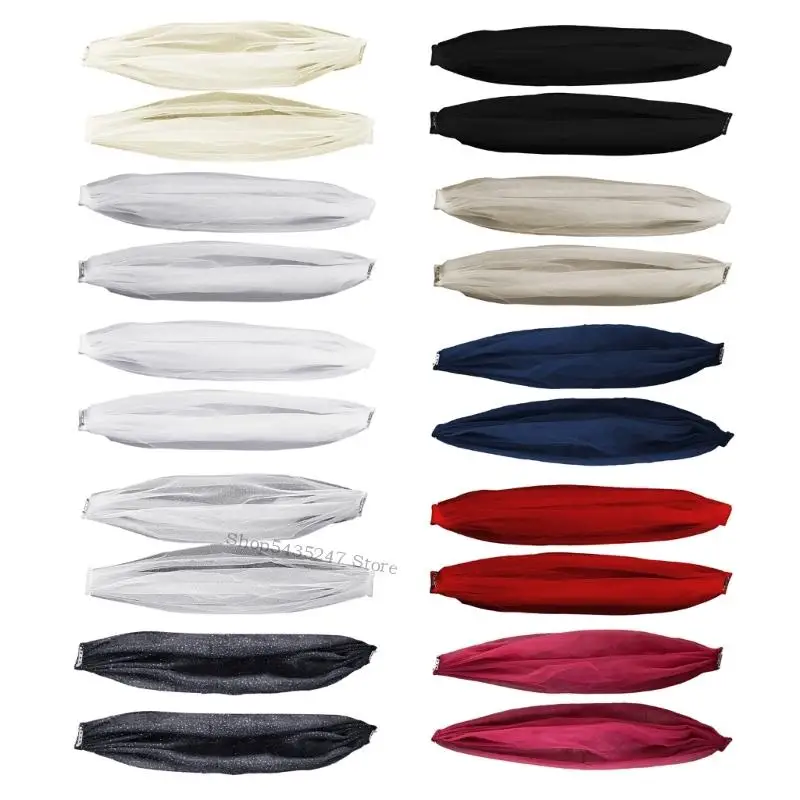 

Elegant Wedding Face Cover Layered Tulle Vintage Bridal Accessory White H7EF