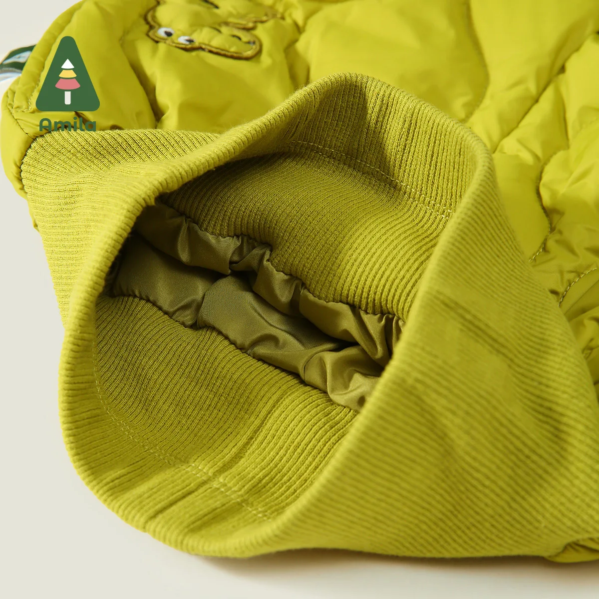 Amila Baby Boy Down Pants 2024 Winter New Multicolour High Waist Slight waterproofing antifouling Oil proof Baby Clothing