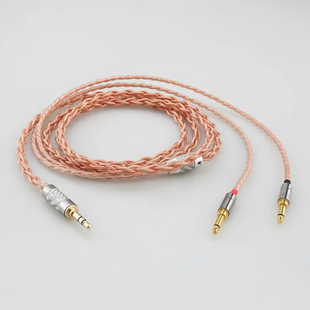 Kabel słuchawkowy HIFI 2.5/4.4/3.5mm XLR 4-żyłowy Litz OFC w oplocie do słuchawek Hifiman Sundara Ananda HE1000se V2 HE6se HE400se Aya He-35x XS — zdjęcie produktu 5