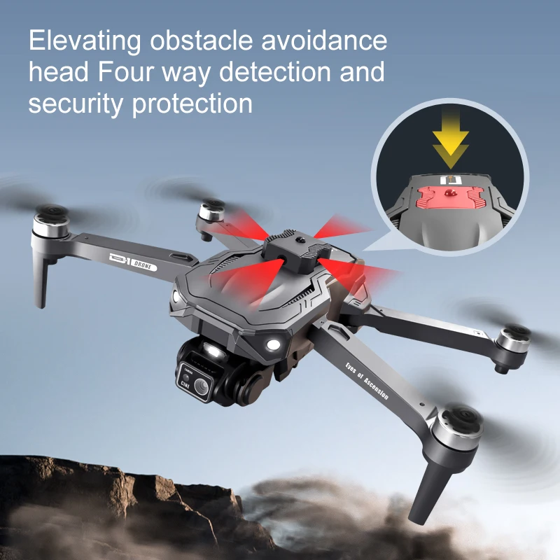 D1 Drone Professional 4K HD Double Camera Optical Flow Localization Obstacle Retractable Obstacle Avoiders Brushless Motor Drone