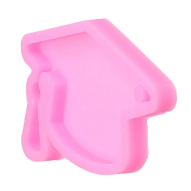 NEW Glossy Hat Molds Silicone Keychain Mold for Resin Epoxy Craft DIY 2024 Graduation Hat Jewelry Pendant Mold