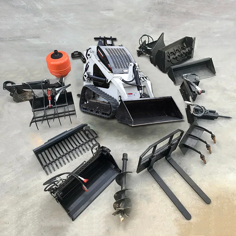 China Manufacturer Mini Skid Steer Loader - Wheel Type Compact Loader for Landscaping Construction