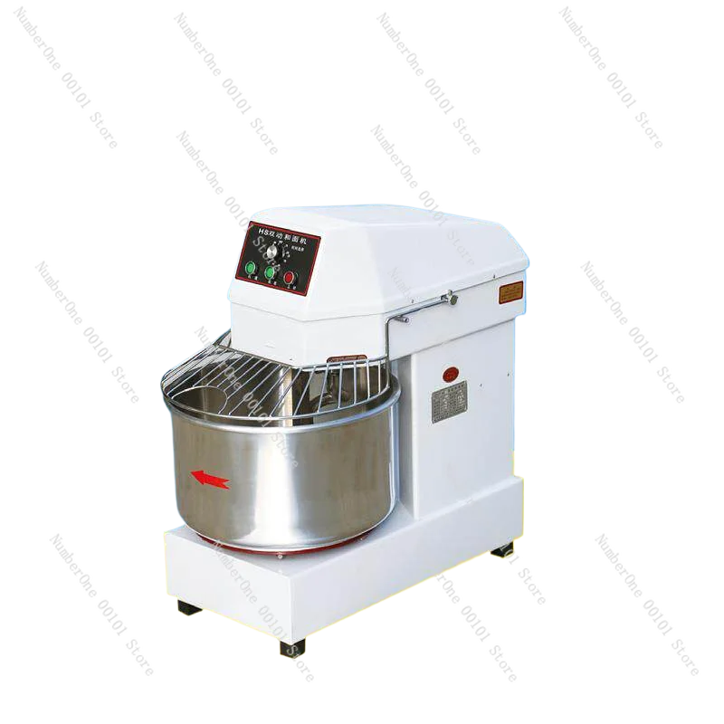 

Commercial Small Two-Speed Double-Action Dough Mixer 20L Mixer 8KG Flour Kneader Small Vertical Dough Mixer