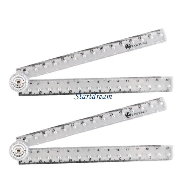 أداة قياس مرنة وواضحة وقابلة للنقل مع مؤشرات محززة للمهندسين المعماريين الطلاب K92C #4