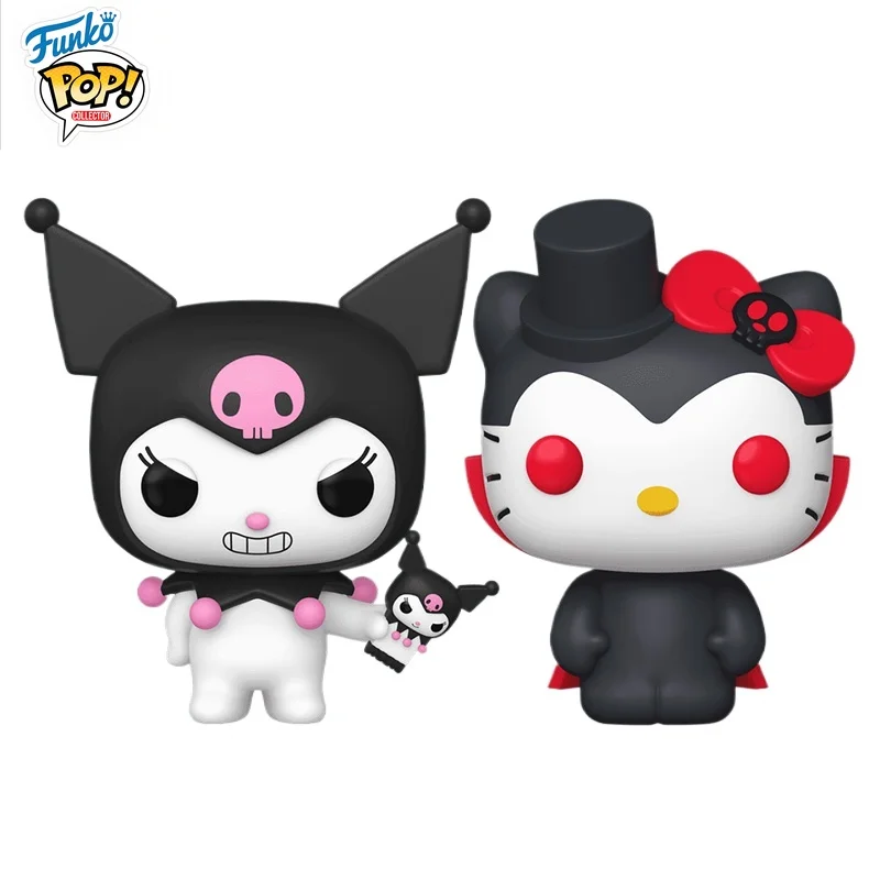 

Funko Pop Sanrio Hello Kitty Kuromi Figure Cute Anime Collectible Model Toy Gift for Children Kids Girls Birthday