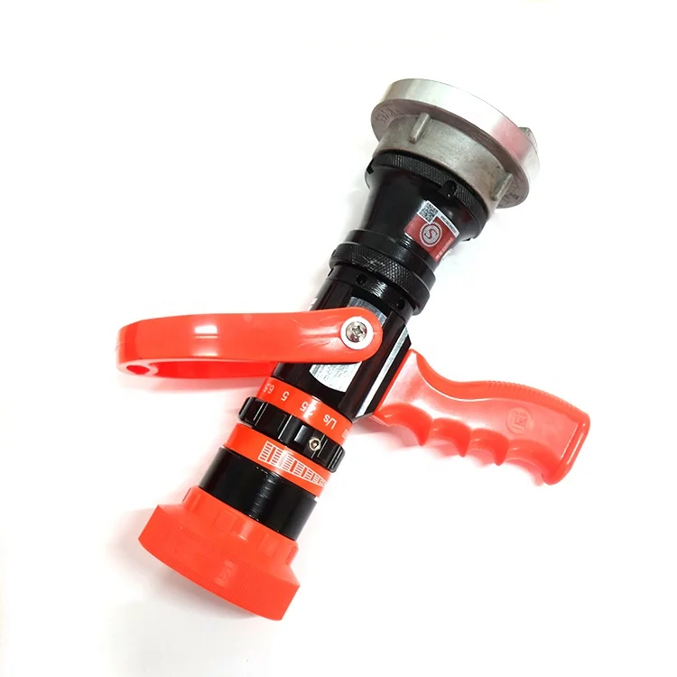 

Fire High Quality Hot Sale Adjustable Pistol Grip Aluminium Alloy Flexible Fire Hose Nozzle Gun