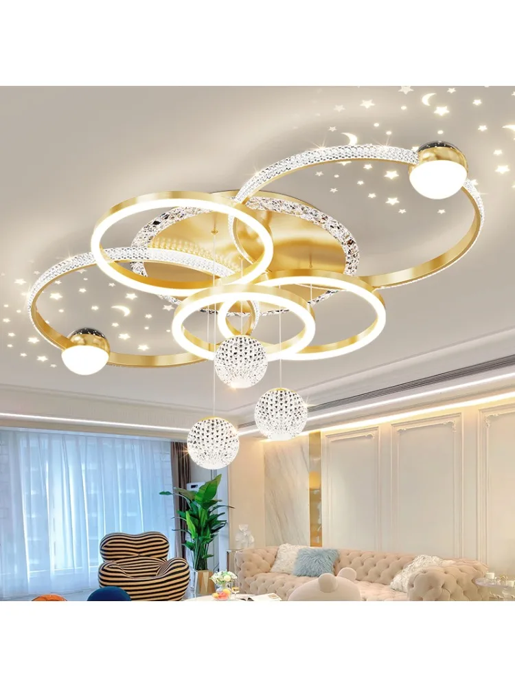 Moderne LED-plafondlamp voor woonkamer decor hanglamp interieur decoratie plafond luxe kroonluchter restaurant lamp villa - afbeelding 2